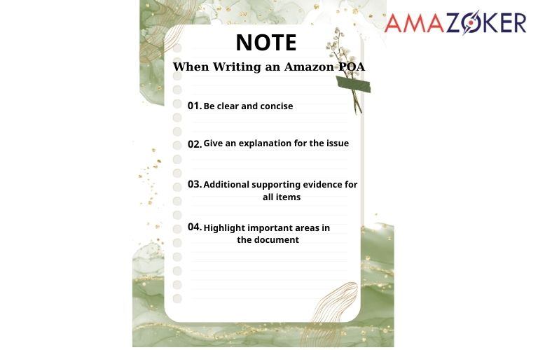 Key factors contribute to a successful appealing when writing an Amazon plan of action Key factors contribute to a successful appealing when writing an Amazon plan of action